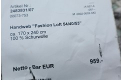 100% wełniany dwustronny dywan zaplatany z wełny owczej Fashion Loft 