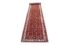 Orient perski dywan ręcznie tkany Hamdan luksusowy chodnik 80x500
