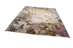 Jedwabny / wełniany dywan z Nepalu 250x300cm w stylu abstrakcyjnym