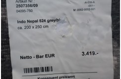Jedwabny / wełniany dywan z Nepalu 200x250cm w stylu abstrakcyjnym
