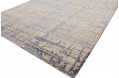 Jedwabny / wełniany dywan z Nepalu 200x250cm w stylu abstrakcyjnym