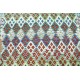 Kolorowy dywan kilim ręcznie wiązany 200x280cm z Afganistanu Chobi  100% wełna dwustronny vintage nomadyczny