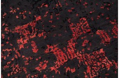 Jedwabny / wełniany dywna z Nepalu 200x300cm jak lawa z wulkanu