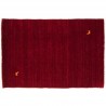 100% wełna 2cm gruby dywan handloom z indii czerwony 80x120cm