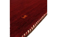 100% wełna 2cm gruby dywan handloom z indii czerwony 80x120cm