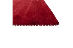 100% wełna 2cm gruby dywan handloom z indii czerwony 80x120cm
