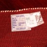 100% wełna 2cm gruby dywan handloom z indii czerwony 170x240cm
