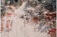 Jedwabny / wełniany dywan z Indii Jaipur Galaxy Design 200x300cm vintage