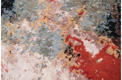 Jedwabny / wełniany dywan z Indii Jaipur Galaxy Design 200x300cm vintage