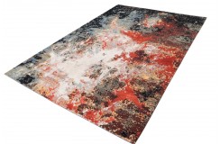 Jedwabny / wełniany dywan z Indii Jaipur Galaxy Design 200x300cm vintage