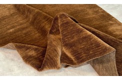 Gładki 100% wełniany dywan Gabbeh Handloom brązowy 200x300cm bez wzorów