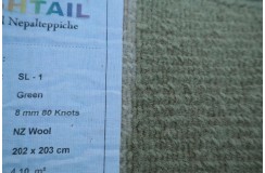 Dywan NEPAL Premium z Indii ręcznie tkany 2x2m wełna okrągły