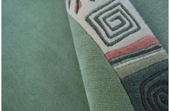Dywan NEPAL Premium z Indii ręcznie tkany 2x2m wełna okrągły