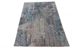 Jedwabny / wełniany dywan z Nepalu 200x300cm w stylu abstrakcyjnym