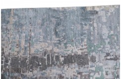 Jedwabny / wełniany dywan z Nepalu 200x300cm w stylu abstrakcyjnym