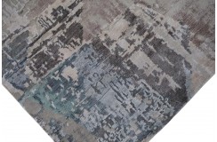 Jedwabny / wełniany dywan z Nepalu 200x300cm w stylu abstrakcyjnym