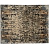 Luksusowy dywan Nepal abstrakcyjny vintage Contemprary Sadraa beżowy / czarny wełna / jedwab 200x250cm luksusowy