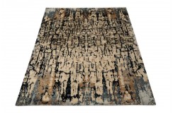 Jedwabny / wełniany dywan z Nepalu 200x250cm w stylu abstrakcyjnym