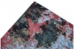 Jedwabny / wełniany dywan z Indii Jaipur Galaxy Design 200x250cm vintage