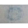 Piękny dywan Nepal abstrakcyjny vintage Contemprary Sadraa szary / turkusowy 100% wełna 200x300cm luksusowy