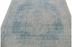 100% wełniany dywan z Nepalu 200x300cm w stylu abstrakcyjnym vintage