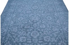 100% wełniany dywan z Nepalu 200x250cm w stylu abstrakcyjnym vintage
