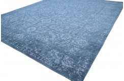 100% wełniany dywan z Nepalu 200x250cm w stylu abstrakcyjnym vintage