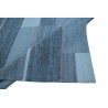 Luksusowy nepalski dywan patchwork szary 200x300cm wełna i jedwab