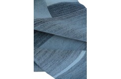 Luksusowy nepalski dywan patchwork szary 200x300cm wełna i jedwab