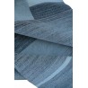 Luksusowy nepalski dywan patchwork szary 200x300cm wełna i jedwab