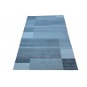 Luksusowy nepalski dywan patchwork szary 200x300cm wełna i jedwab
