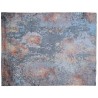 Piękny dywan Nepal abstrakcyjny vintage Contemprary Sadraa szary / czerwony wełna / jedwab 200x300cm luksusowy