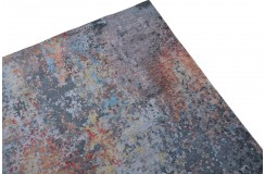 Jedwabny / wełniany dywan z Nepalu 200x300cm w stylu abstrakcyjnym