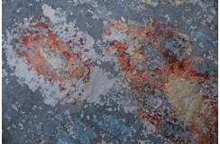 Jedwabny / wełniany dywan z Nepalu 200x300cm w stylu abstrakcyjnym
