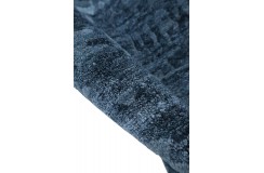 Ekskluzywny, jedyny dywan wełna / jedwab z Nepalu deseń abstrakcyjny vintage 200x250cm luksus, niebieski