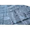 Ekskluzywny, jedyny dywan wełna / jedwab z Nepalu deseń abstrakcyjny vintage 200x250cm luksus, niebieski