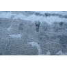 Ekskluzywny, jedyny dywan wełna / jedwab z Nepalu deseń abstrakcyjny vintage 200x250cm luksus, niebieski