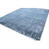 Ekskluzywny, jedyny dywan wełna / jedwab z Nepalu deseń abstrakcyjny vintage 200x250cm luksus, niebieski