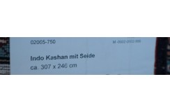 Jedwabny gęsto tkany dywan Kaszmir z Indii jedwab naturalny 250x300