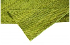 LUKSUSOWY zaplatany dywan BRINKER FEEL GOOD CARPETS Monopoly 409 green 100% wełna filcowana 200x300cm