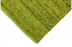 LUKSUSOWY zaplatany dywan BRINKER FEEL GOOD CARPETS Monopoly 409 green 100% wełna filcowana 200x300cm