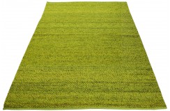 LUKSUSOWY zaplatany dywan BRINKER FEEL GOOD CARPETS Monopoly 409 green 100% wełna filcowana 200x300cm