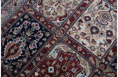 Unikat ręcznie tkany dywan Ghom z Indii wełniany 250x300 wełna jedwab