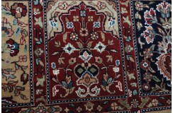 Unikat ręcznie tkany dywan Ghom z Indii wełniany 250x300 wełna jedwab