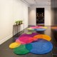Prostokątny niereguralny dywan Colorful Bubbles GD-90 Multi 160x230cm, 100% wełna, ręcznie wykonany