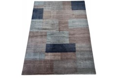 Dywan NEPAL Premium z Indii ręcznie tkany 170x240cm brązowy wełna
