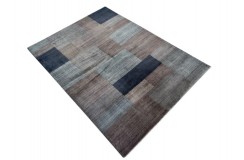 Dywan NEPAL Premium z Indii ręcznie tkany 170x240cm brązowy wełna