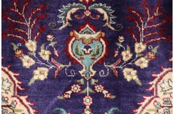 Klasyczny perski dywan Tebriz z Iranu 150x200cm unikatowy fiolet