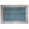 Turkusowy dywan ręcznie tkany oryginalny Nepal premium Indie 200x300cm 100% wełna tradycyjny wzór