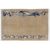 Żółty dywan ręcznie tkany oryginalny Wissenbach Nepal premium Indie 140x200cm 100% wełna designerski wzór